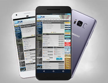 Alcuni device portatili Android che supportano l'app di BetFlag