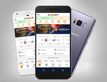Alcuni device Android che supportano l'app di Gioco Digitale