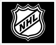 Il logo della NHL, lega di hockey su ghiaccio nordamericana.