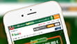 Uno smartphone su cui è attiva l'app di Sisal Matchpoint nella pagina dedicata alle scommesse live