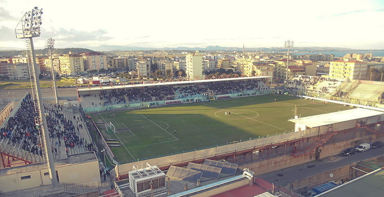 Lo stadio del Crotone